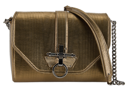 Mini Obsedia, £290, Handbags, Gold, Leather, Front view